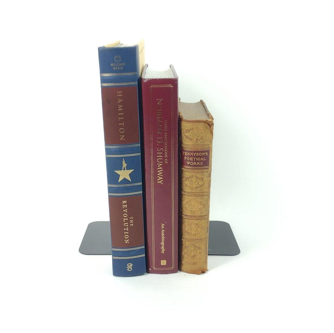 3 Books incl. The Poetical Works of Alfred Lord Tennyson: Also includes Times and Seasons of Norman D. Shumway: An Autobiography & Hamilton: The Revolution. MEG IMPORTANT: Before bidding, please read the terms and conditions. When you registered for the auct