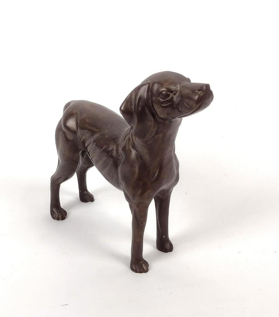 Bronze Dog Figurine (1 of 3)