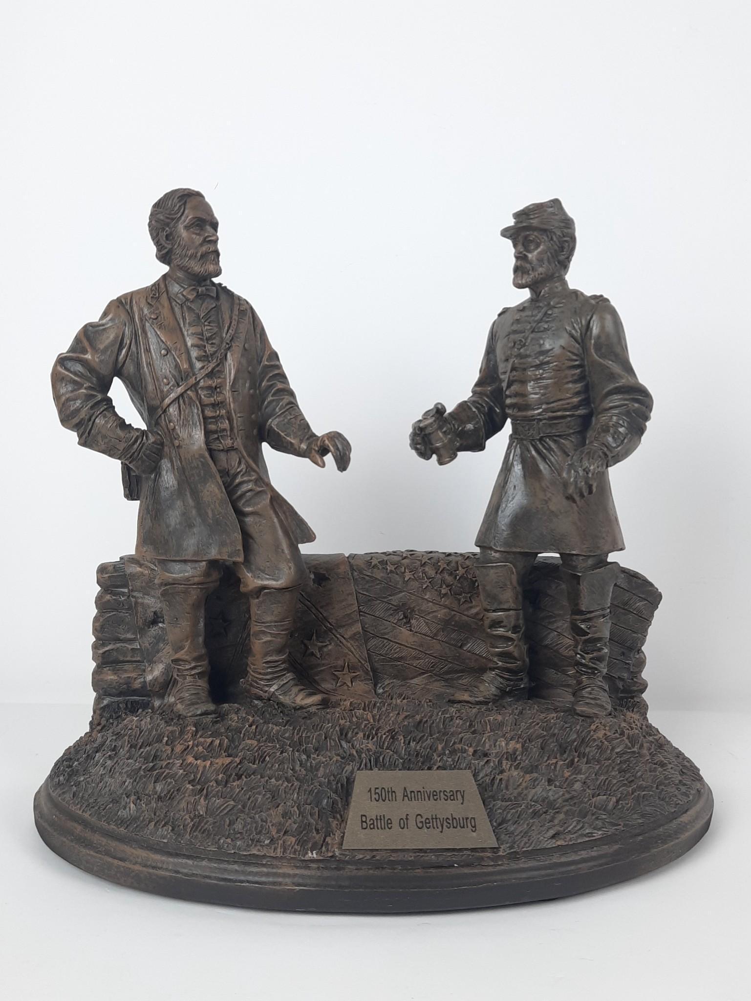 150th Anniversary Lee and Meade Gettysburg Statue (1 of 4)