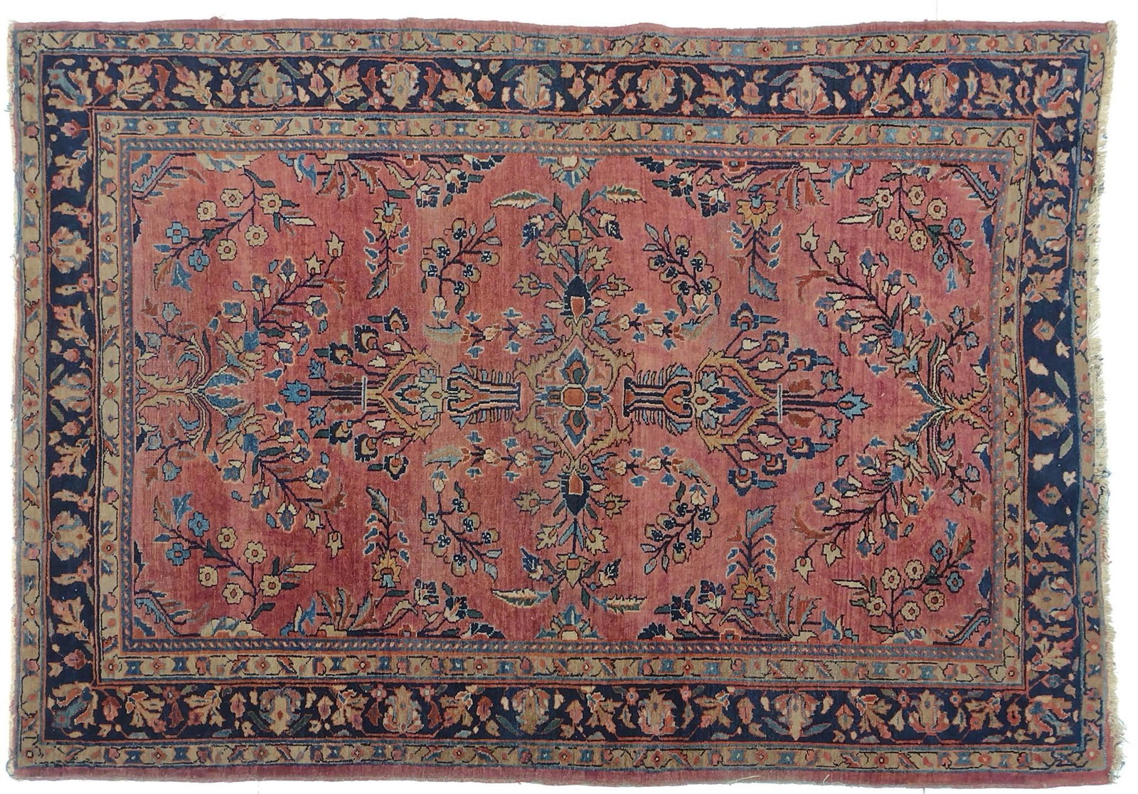 Indian Sarouk Area Rug (1 of 8)