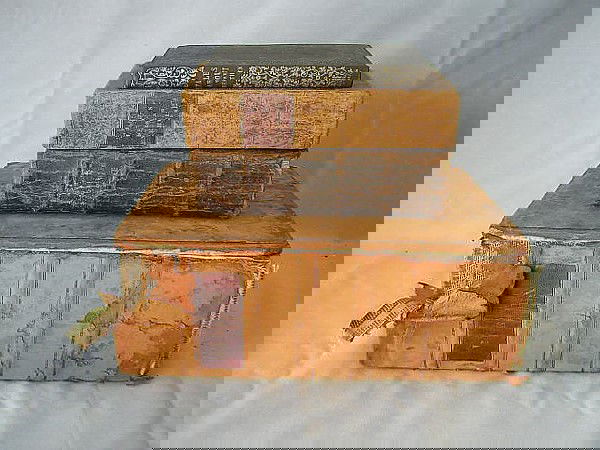 4 Moore Family Books Incl 1814 Carey Phila Bible: 1814 Carey, Philadelphia family bible with maps and plates, ca. 1850 broadside laid in with two obituaries, title page inscription "William Moore Lebanon", 9" x 11-1/4", front board detached, leather