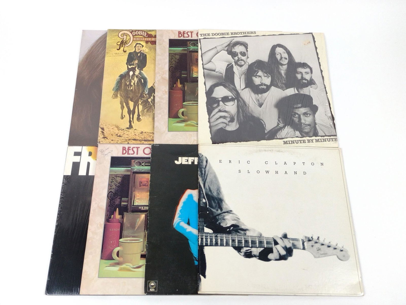 8 classic Rock Records Incl Doobie Brothers (1 of 3)