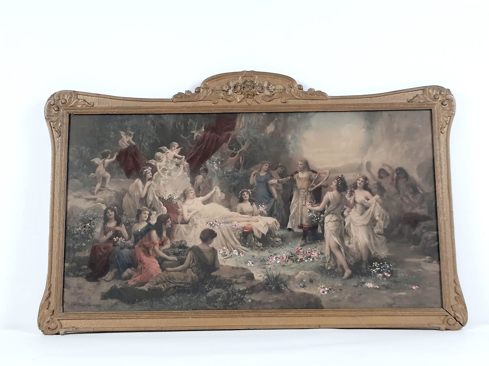 超お買得‼️B.emanuel絵画 Emmanuel Oberhauser (austrian, 1854â€“1919)