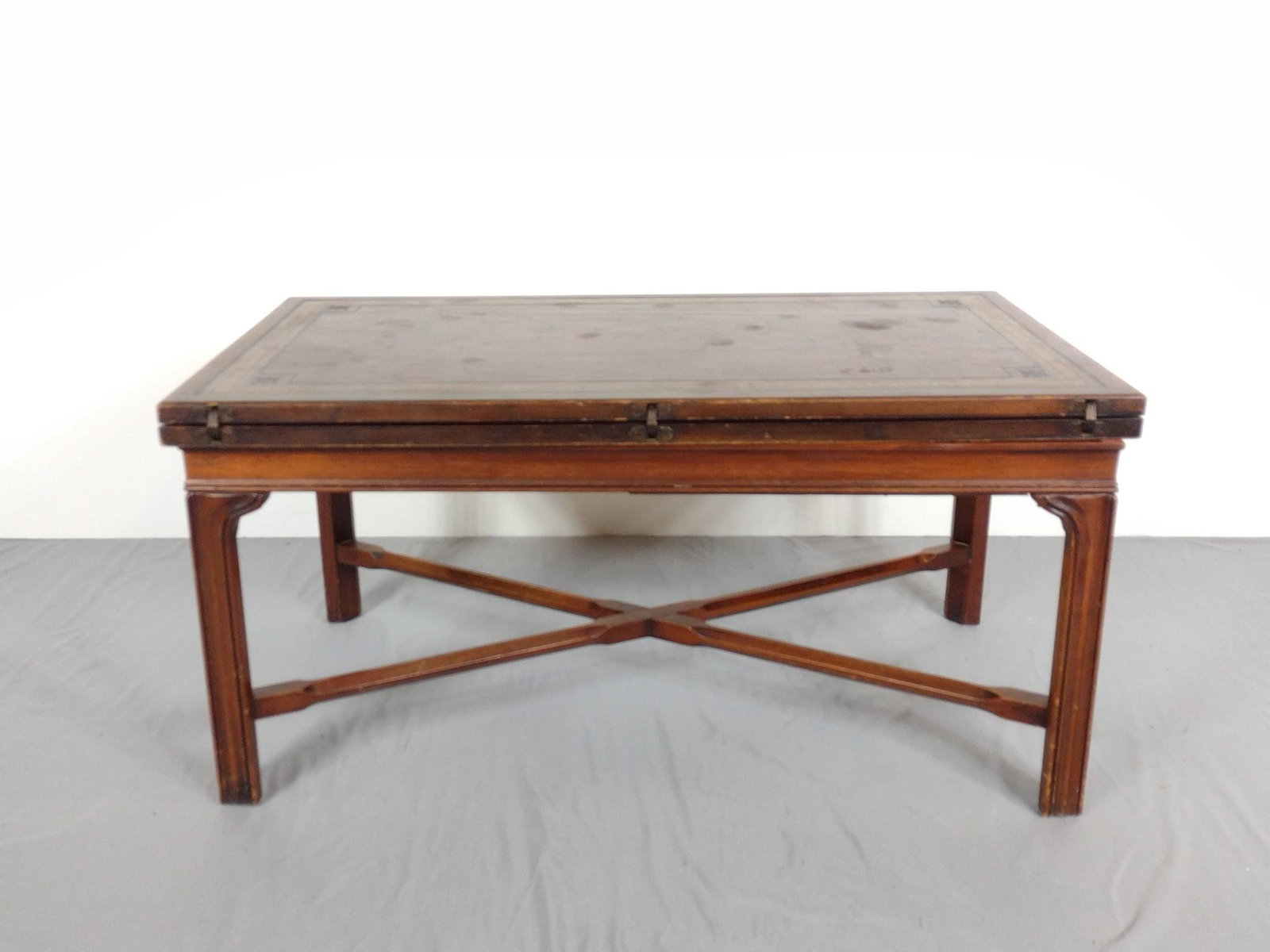 Leather Top Extension Coffee Table (1 of 6)