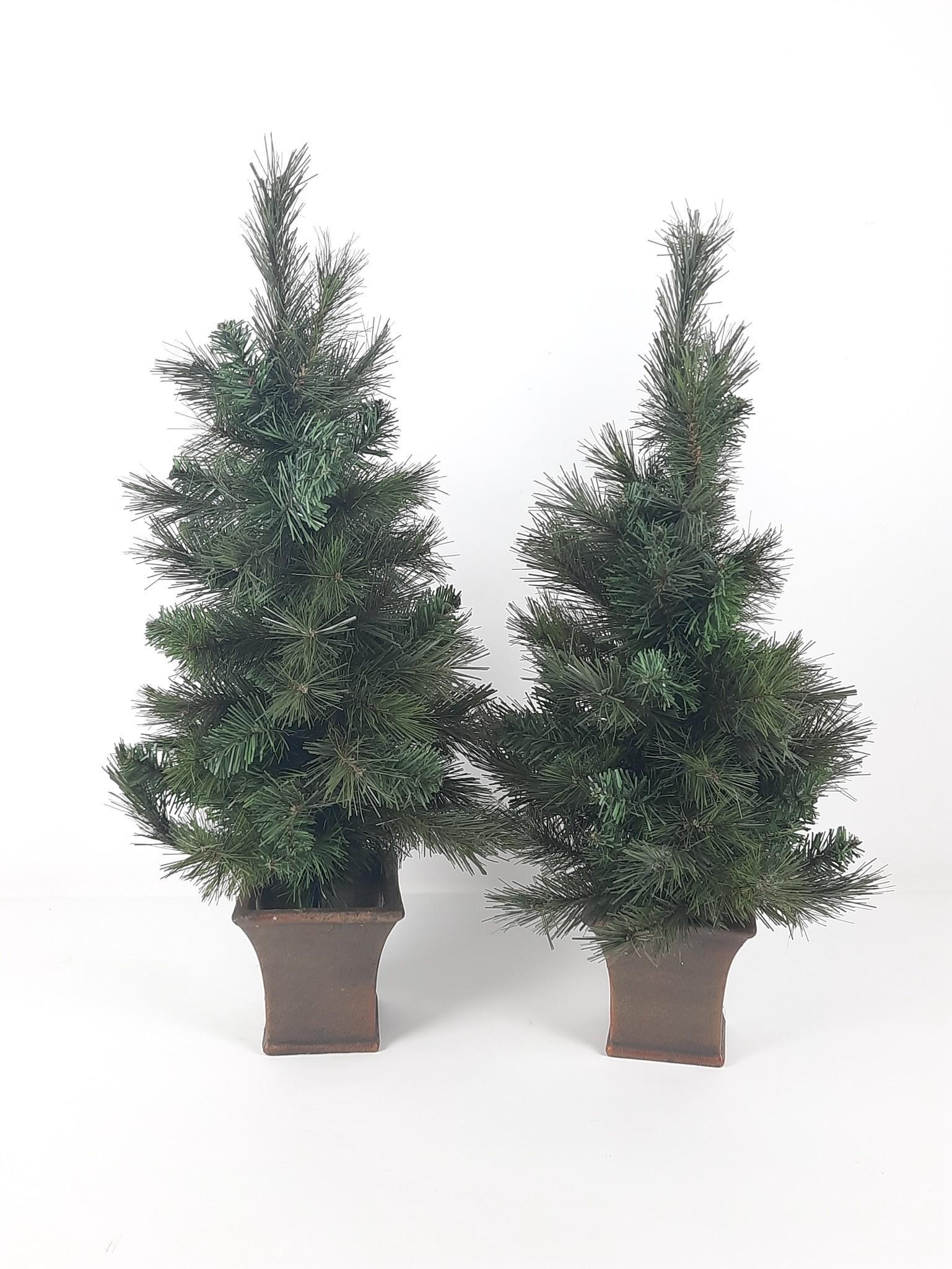 2 Artificial Christmas Trees (1 of 1)
