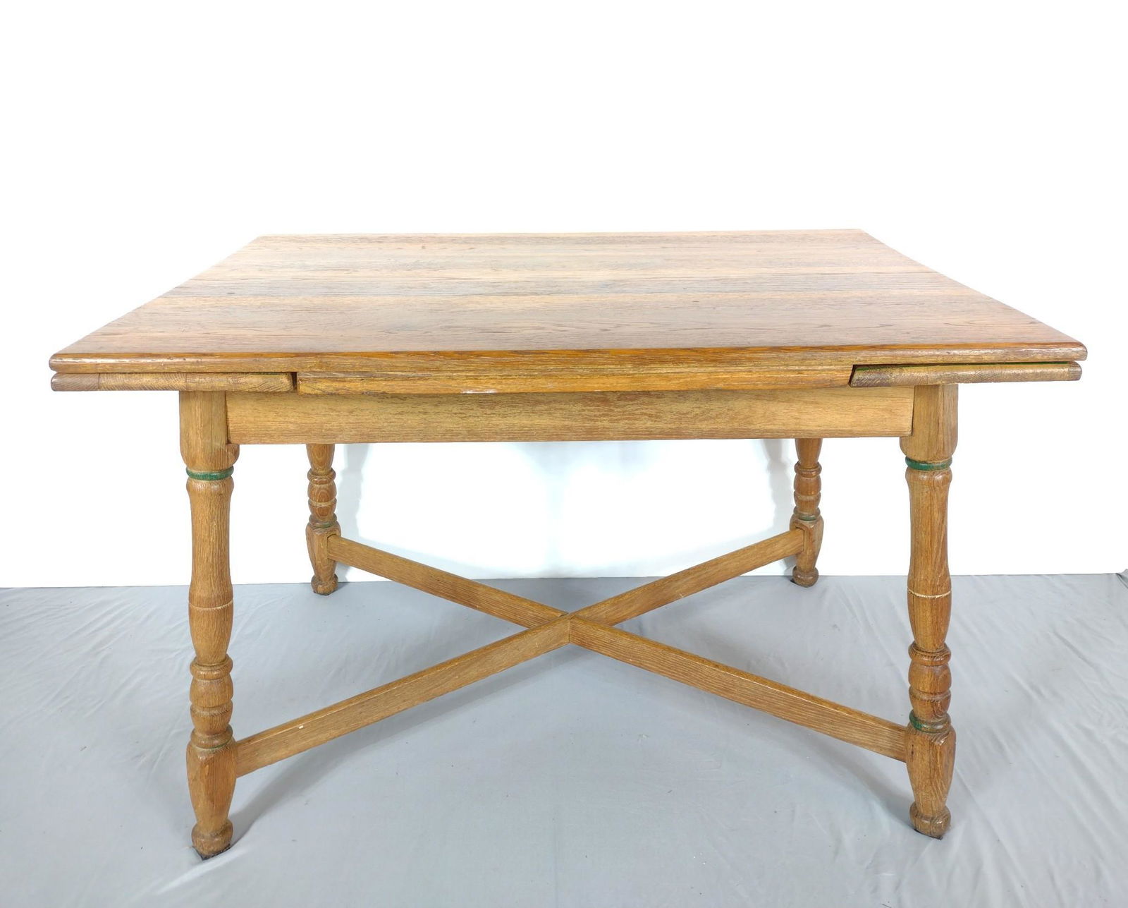 Vintage Dining Table with Extension Sides (1 of 7)