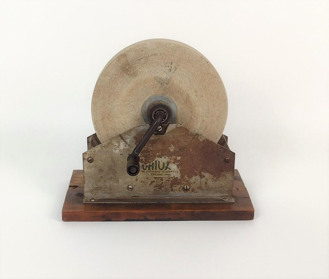 Ohioan The Cleveland Quarries Co. Grinding Wheel (1 of 3)