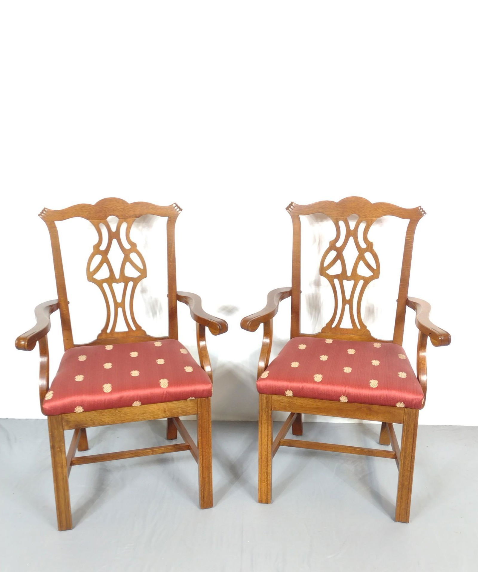 Pair Of Fairfield Arm Chairs (1 of 4)