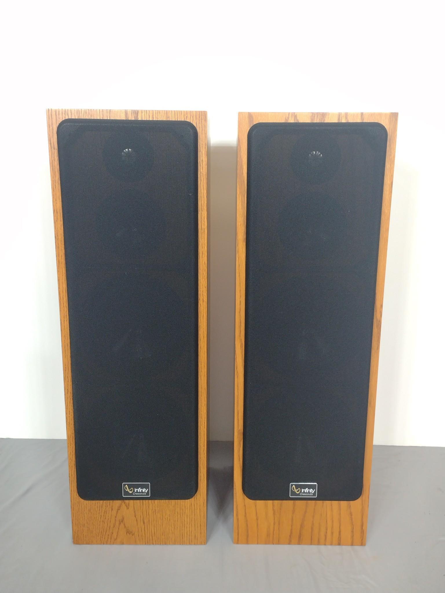 Pair Of Infinity Crescendo Floor Speakers (1 of 5)