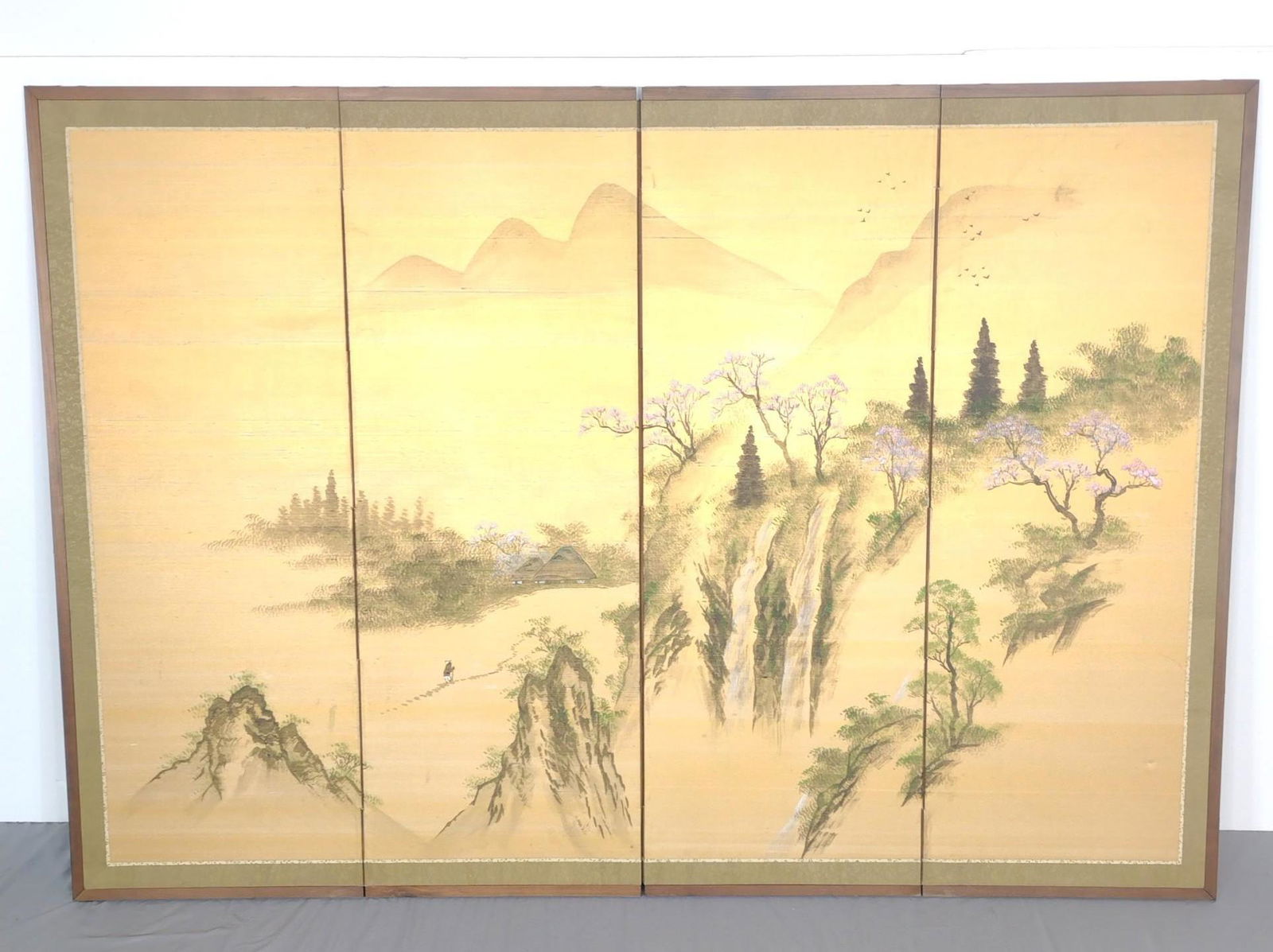 Four Panel Asian Wall Hang (1 of 4)