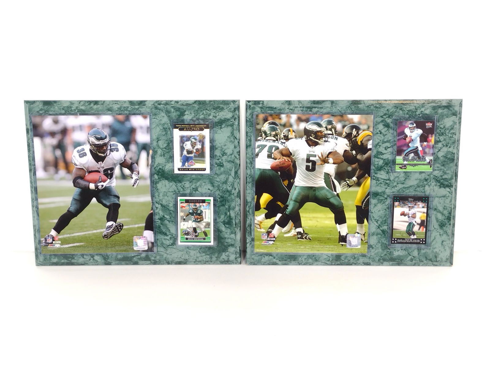 Donovan McNabb and Brian Westbrook Card/Photo Display (1 of 6)