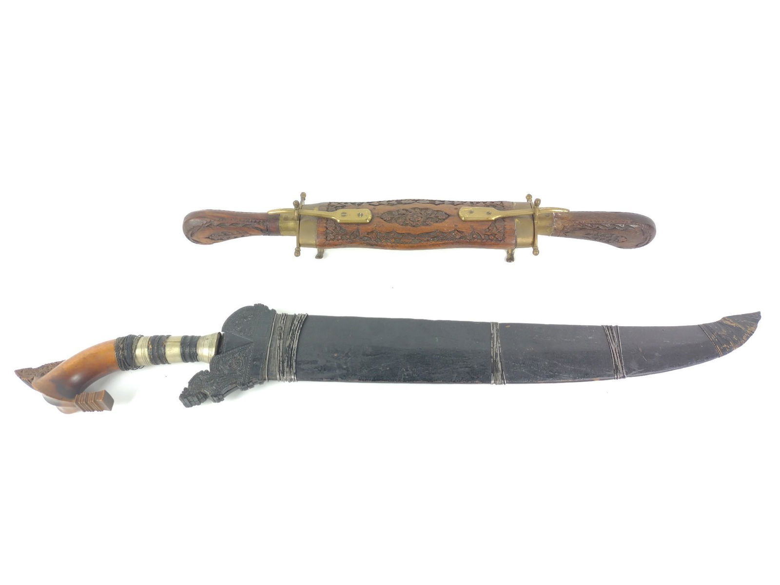 2 Pcs Incl Chinese Barong & Carving Set (1 of 9)