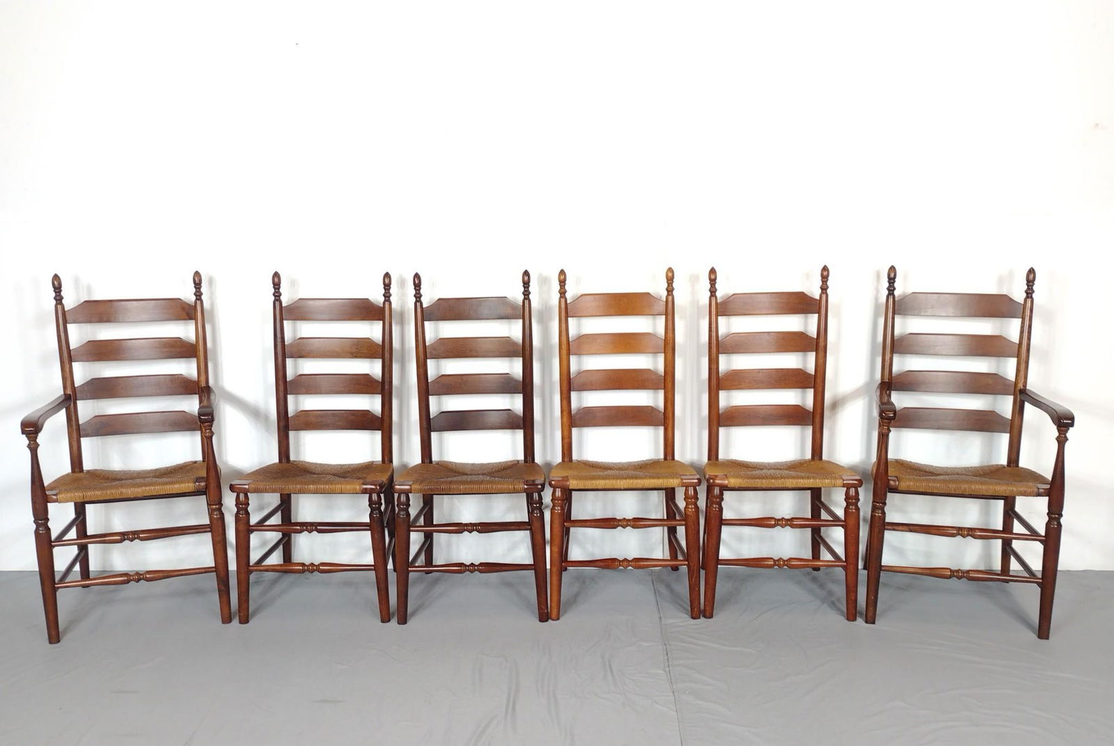 Set Of 6 Boling Ladder Back Chairs (1 of 7)