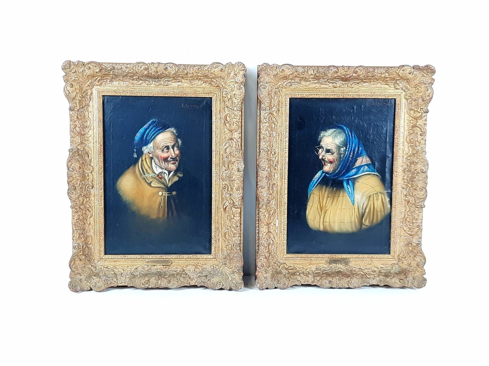 2 Ettore Ascenzi Portrait Paintings (1 of 5)