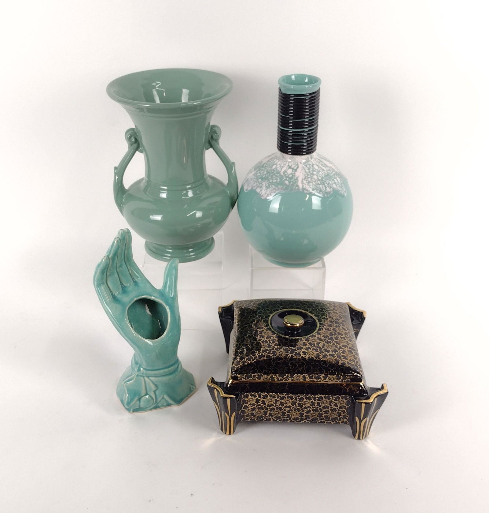 4 Vintage Ceramics incl Abingdon (1 of 3)