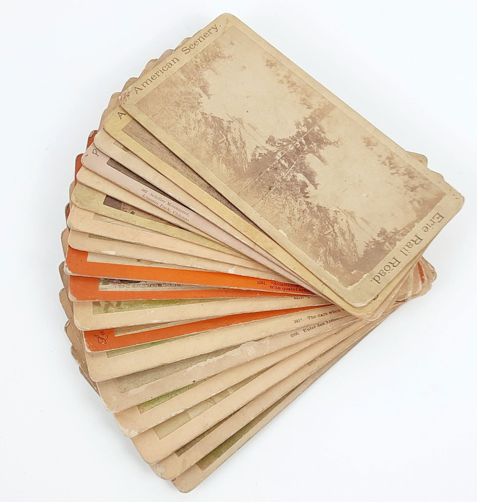 18 Stereoview Cards incl Washington DC (1 of 4)