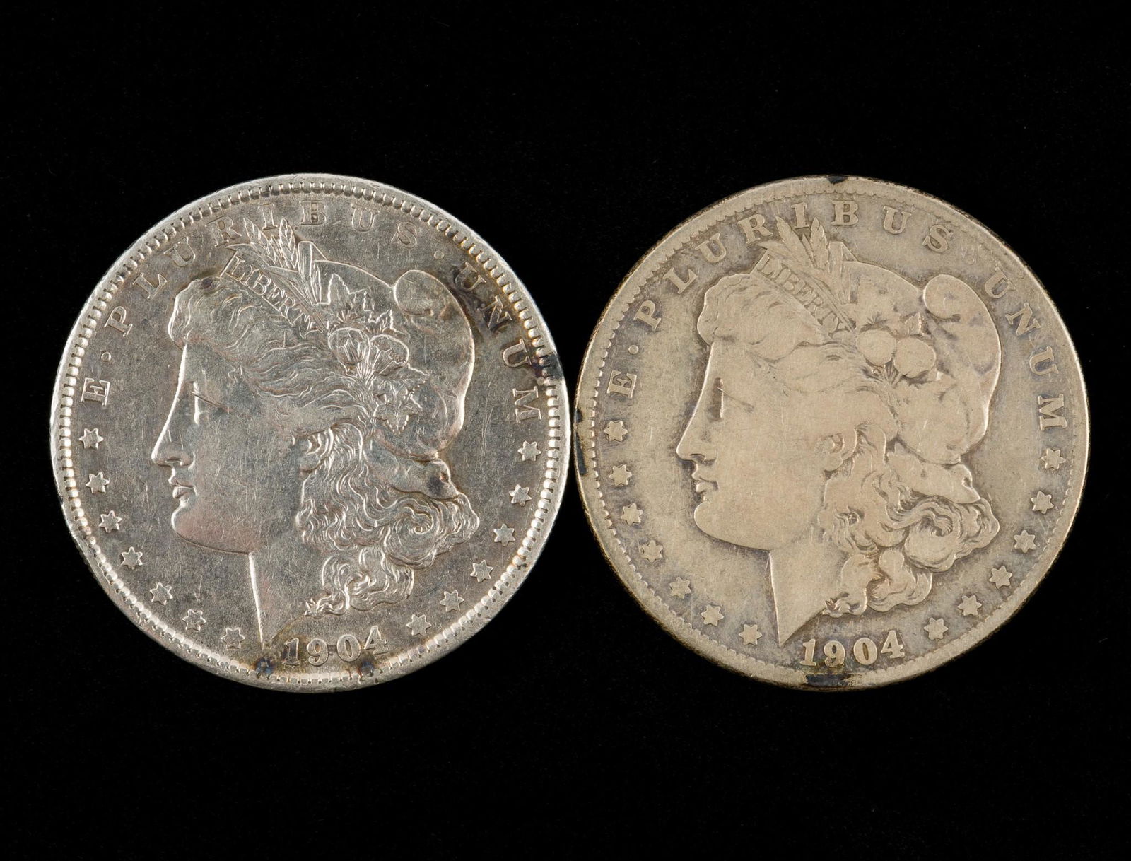 1904 P & S Morgan Silver Dollars (1 of 2)