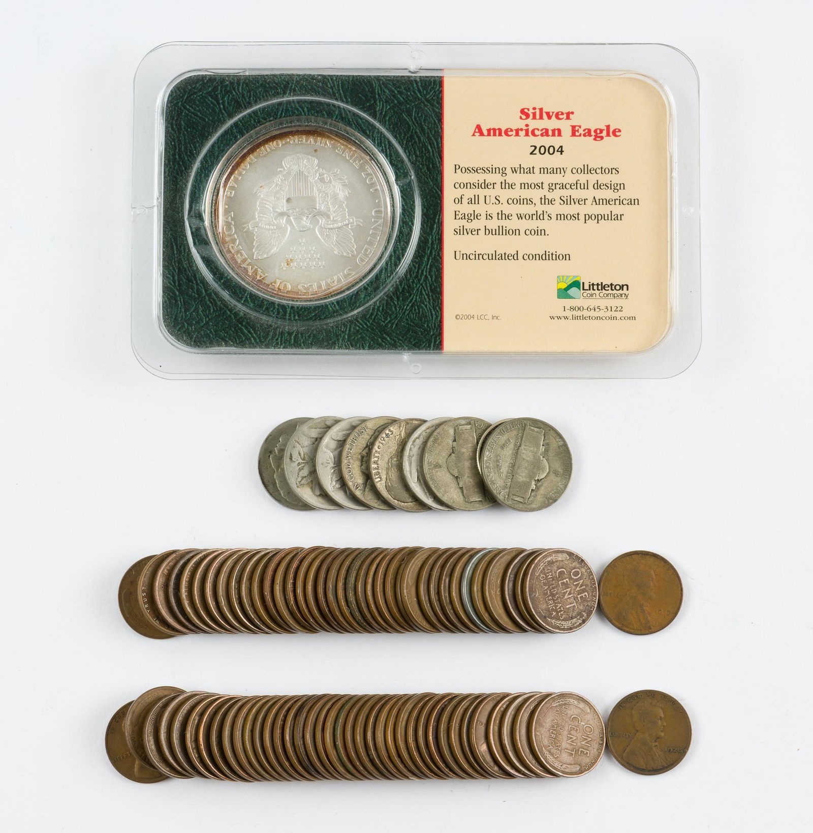 84 Coins Incl Silver (1 of 5)