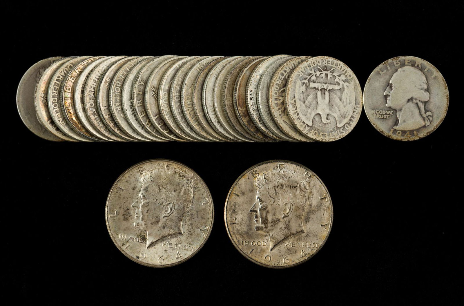 26 U.S. Silver Coins Inc. Kennedy (1 of 3)