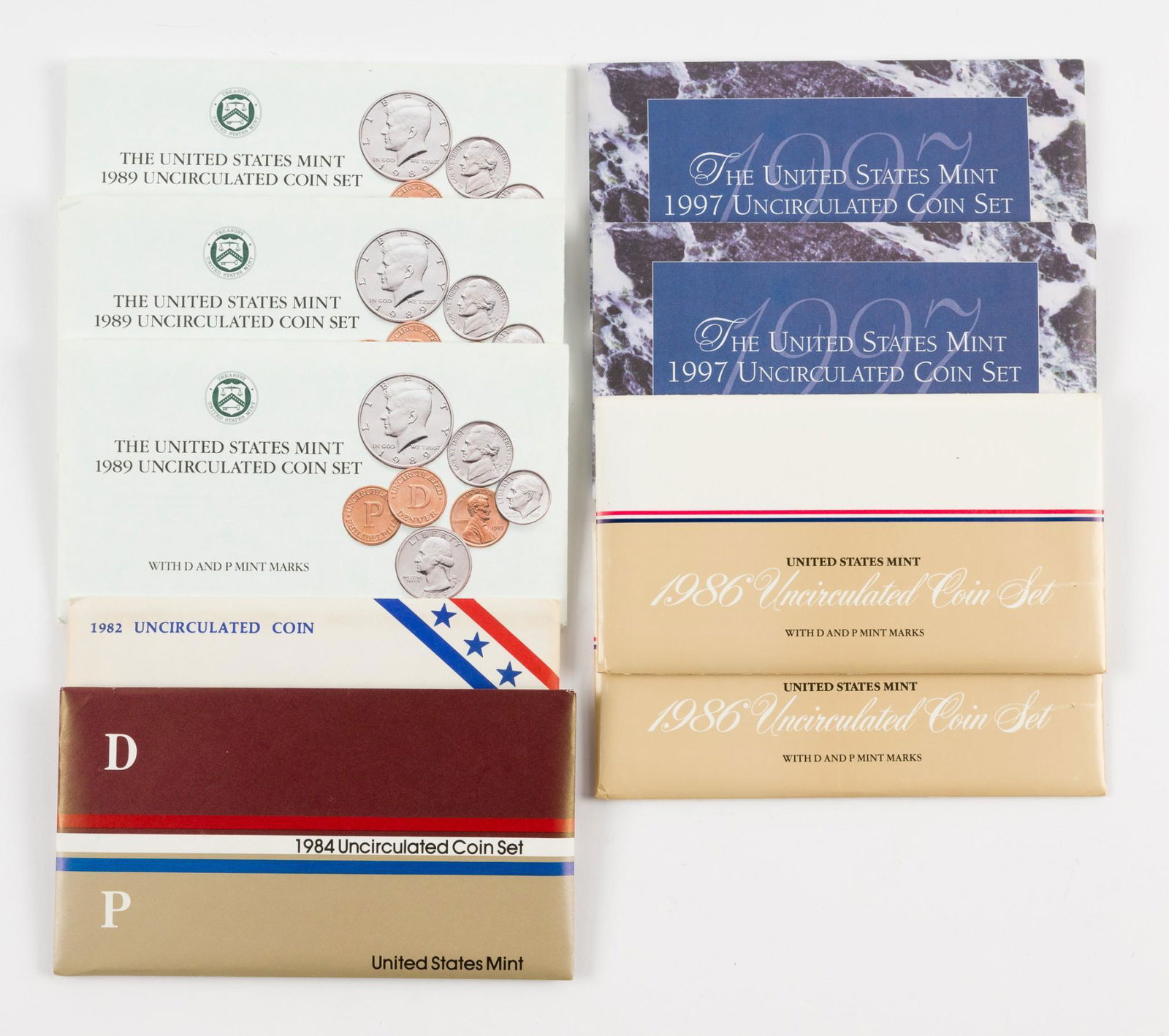 9 U.S. Mint Sets Incl 1982 (1 of 1)