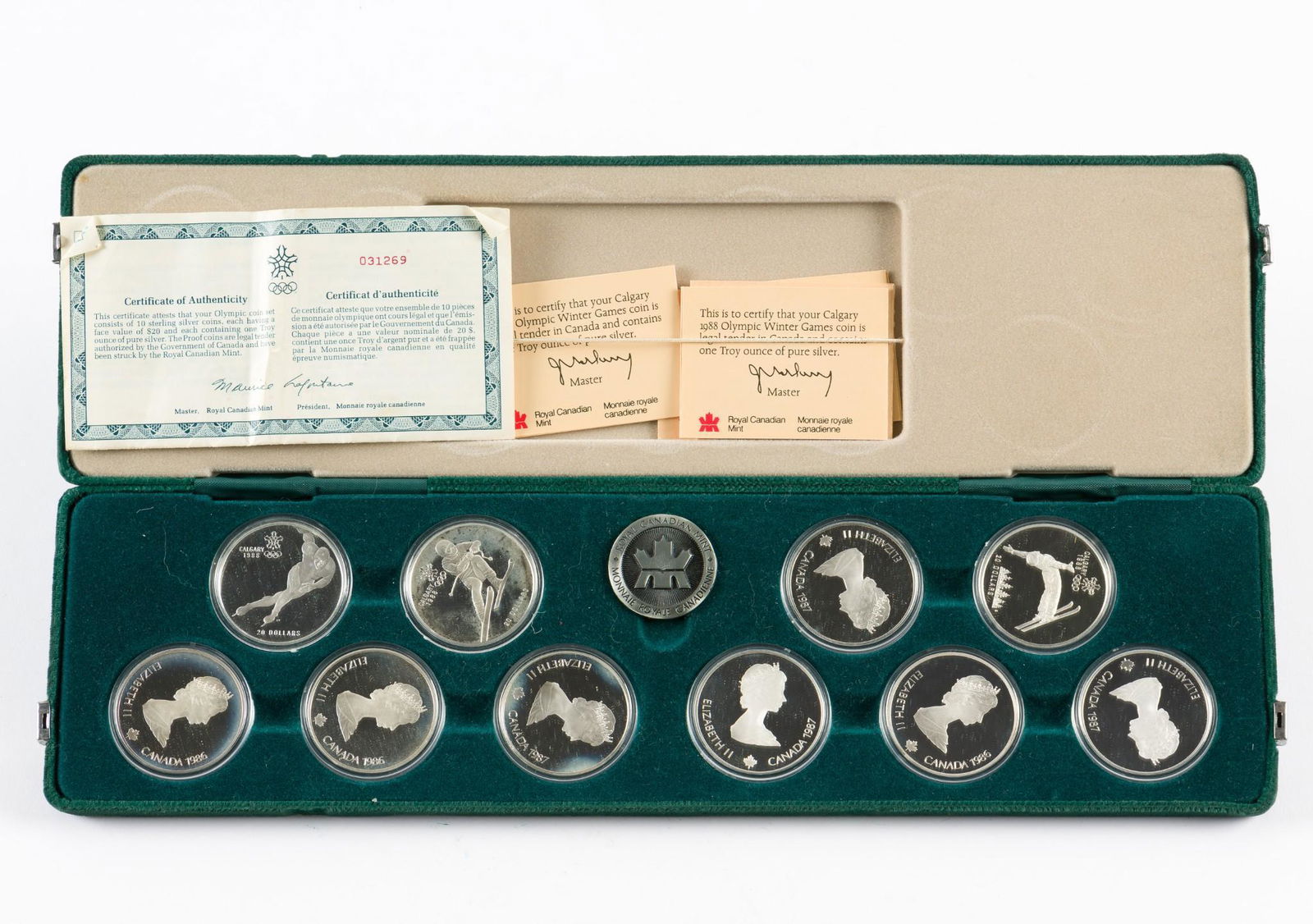 1988 Canadian Proof Calgary Olympic Games Set (1 of 5)