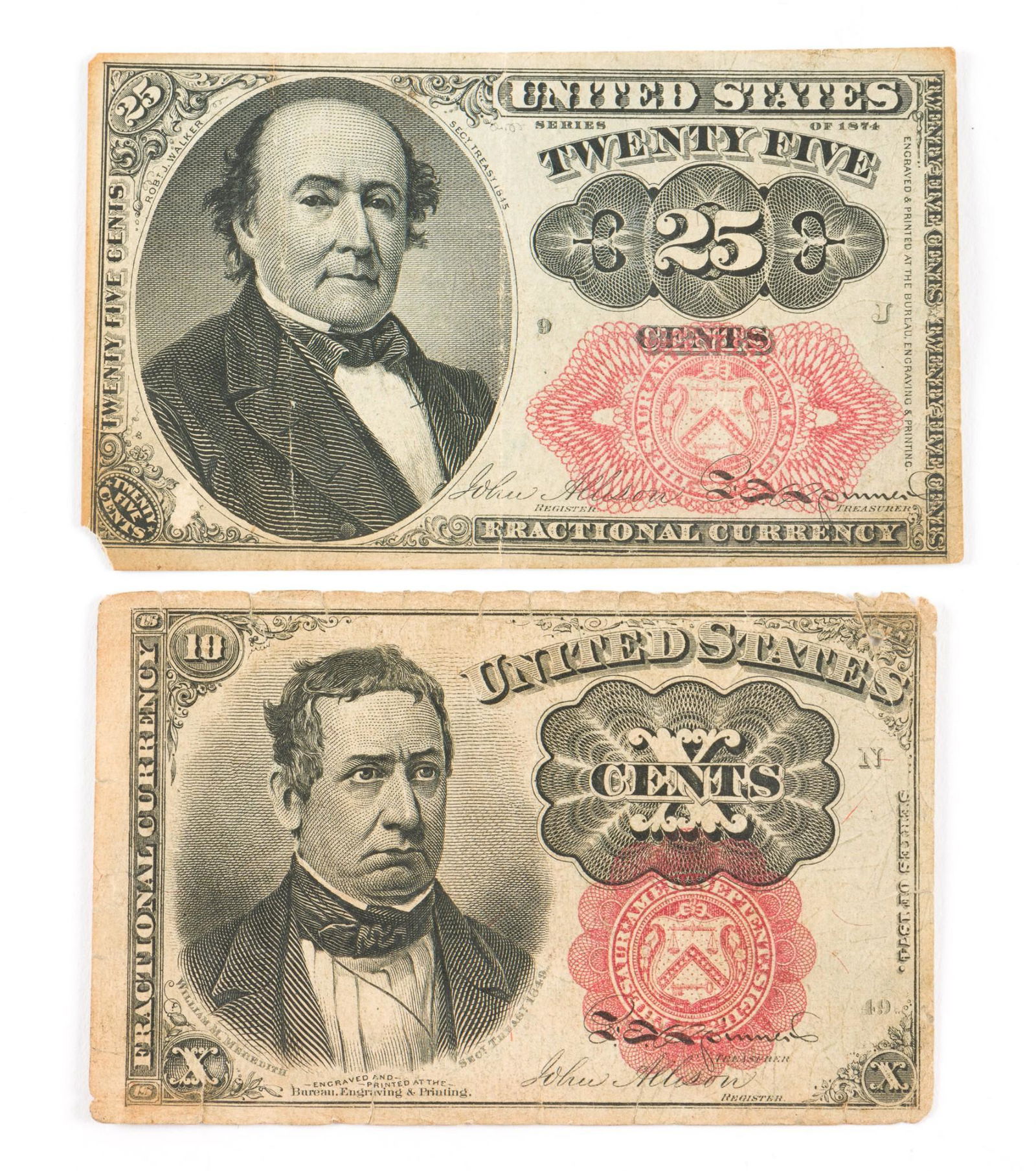 2 Fractional Currency Notes (1 of 2)
