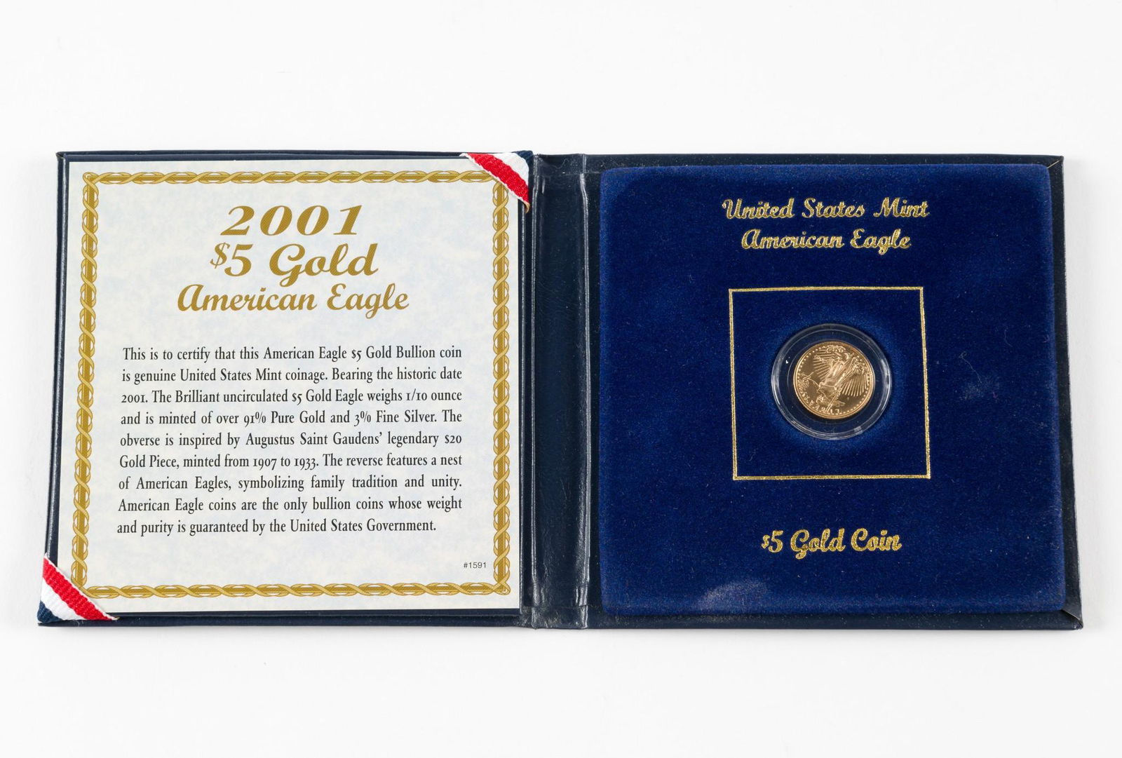 2001 $5 Gold American Eagle (1 of 3)