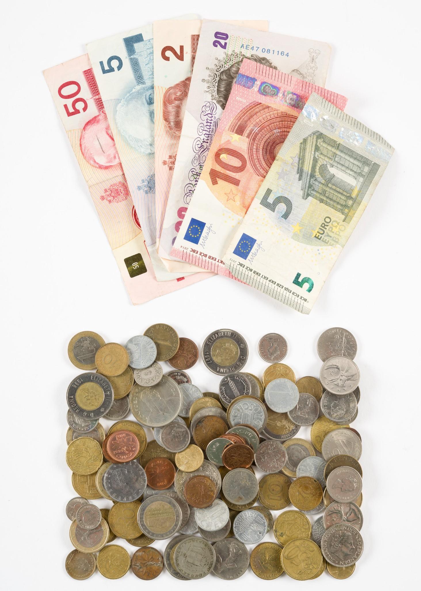 Group of European and Canadian Currency (1 of 3)