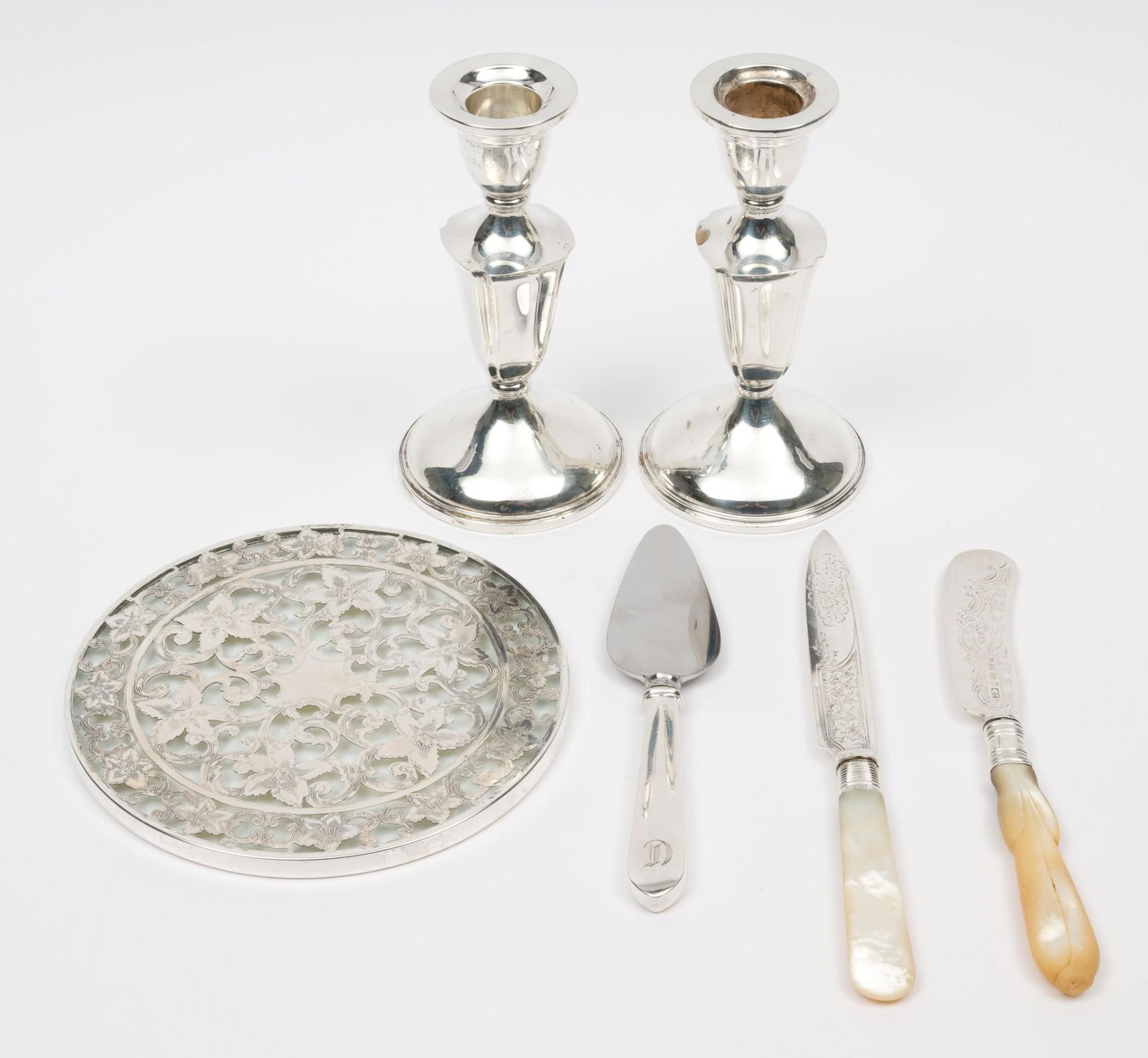 6 Sterling Articles Incl MOP Handled (1 of 11)