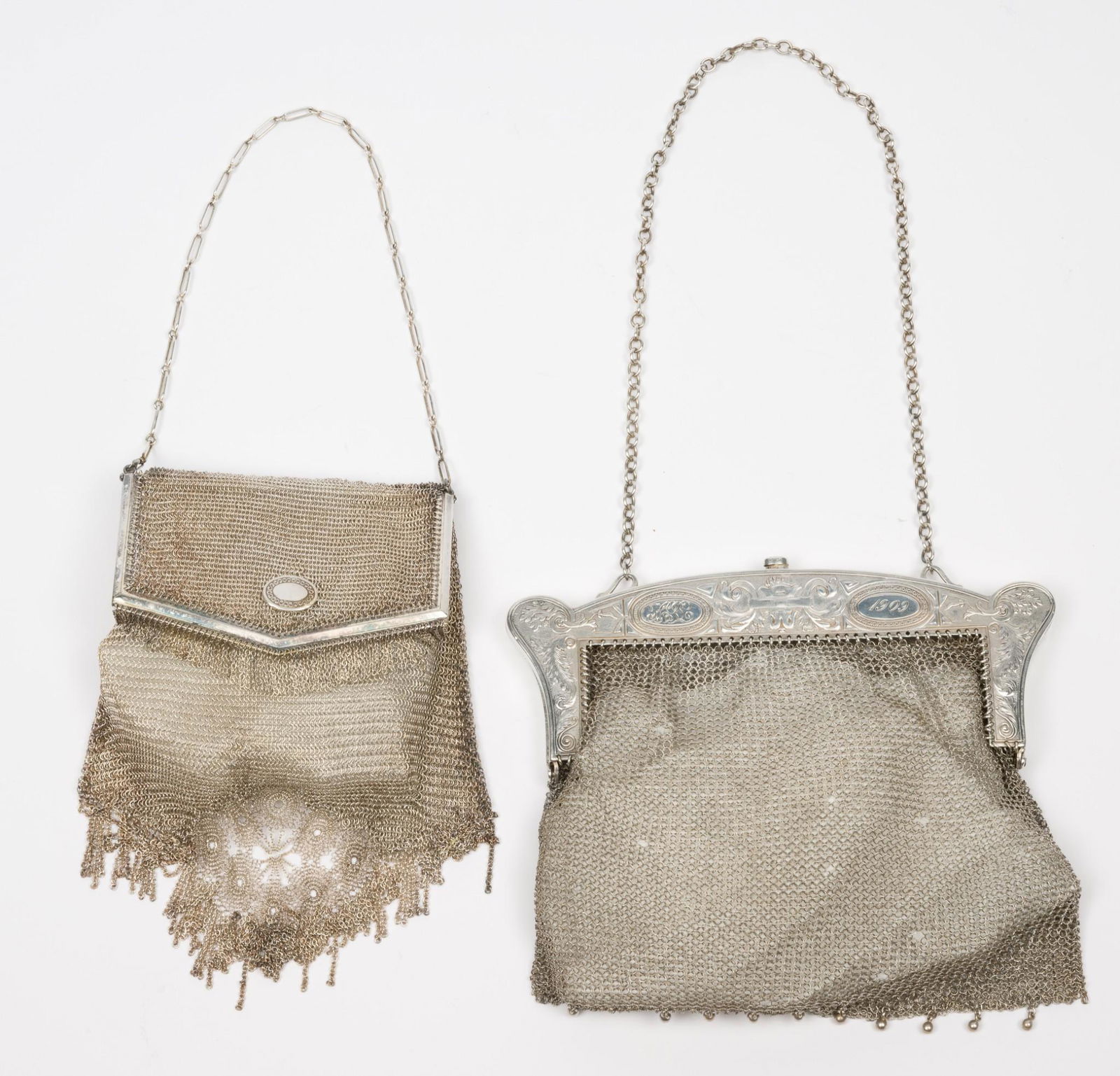 Sterling & Silver Mesh Purses (1 of 8)