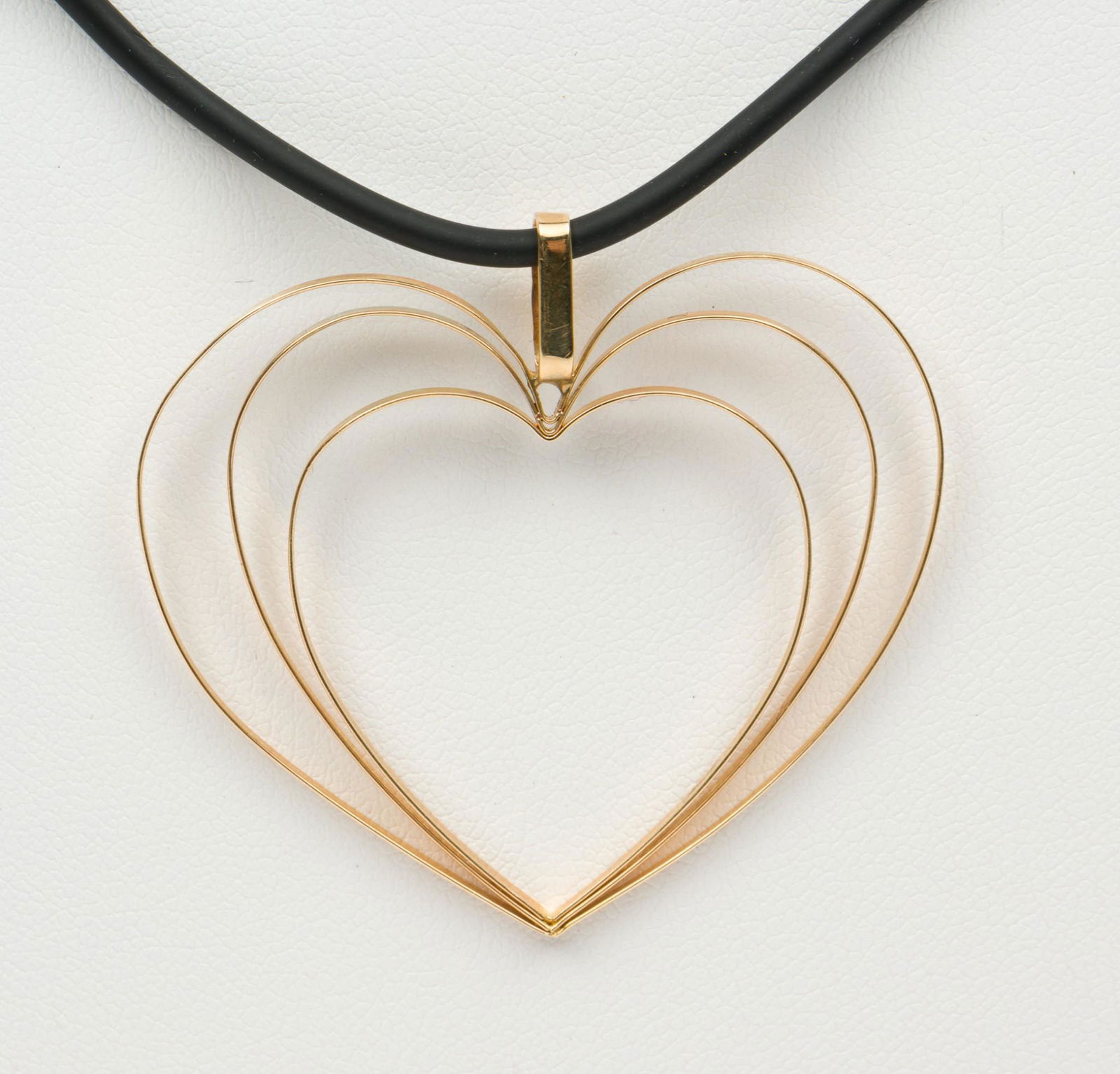 14K Heart Pendant Necklace (1 of 4)