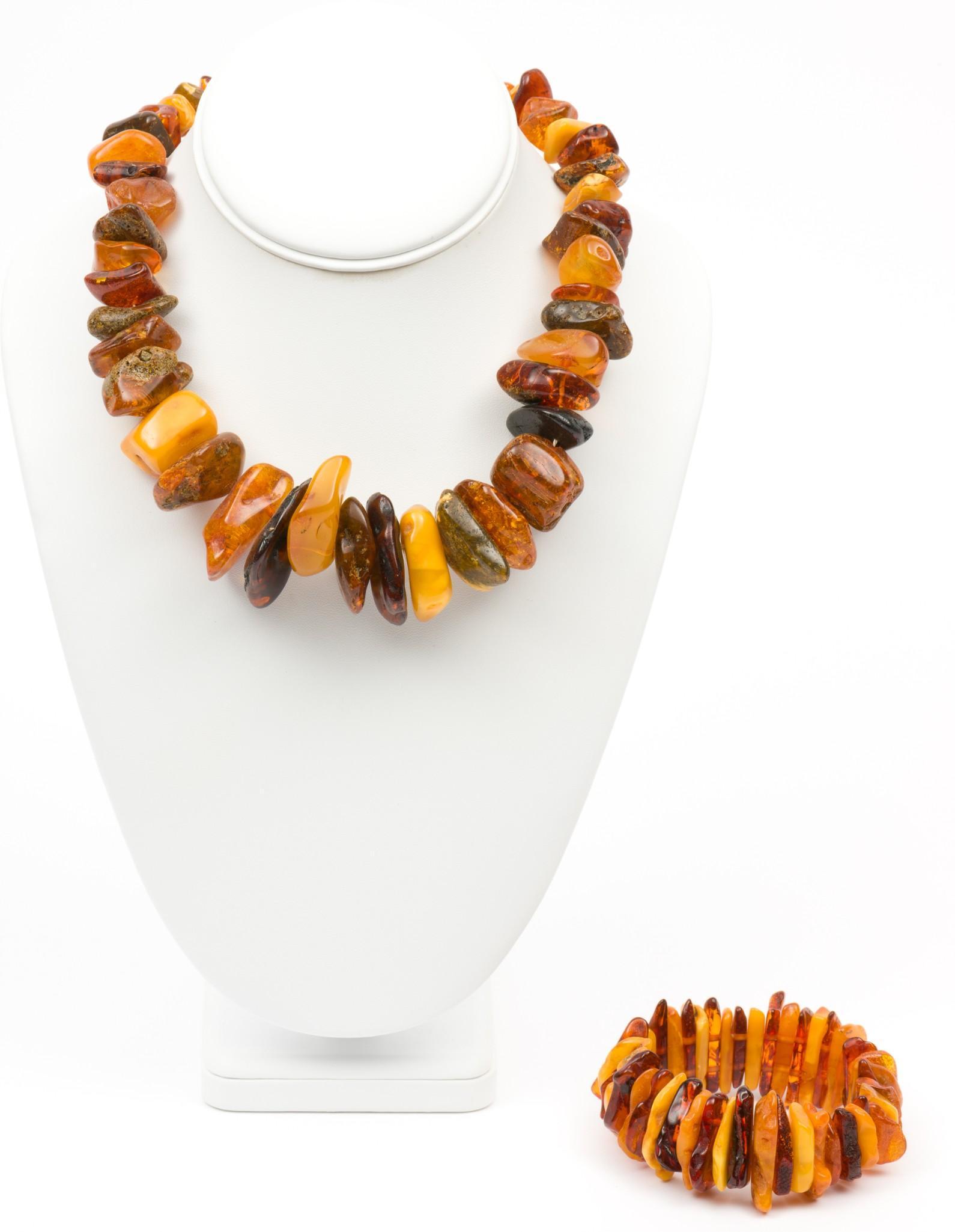 Katya's Baltic Amber Necklace and Bracelet (1 of 7)