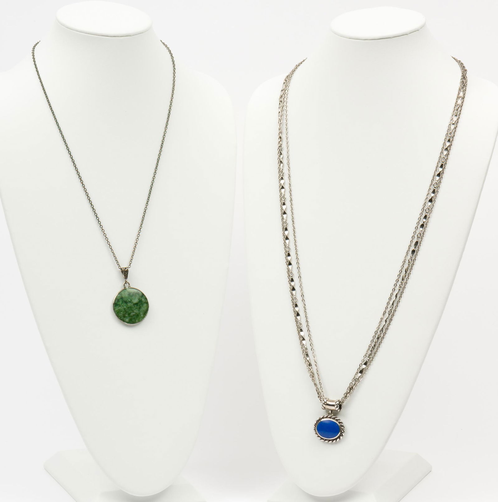 2 Sterling Pendants on Chains (1 of 8)