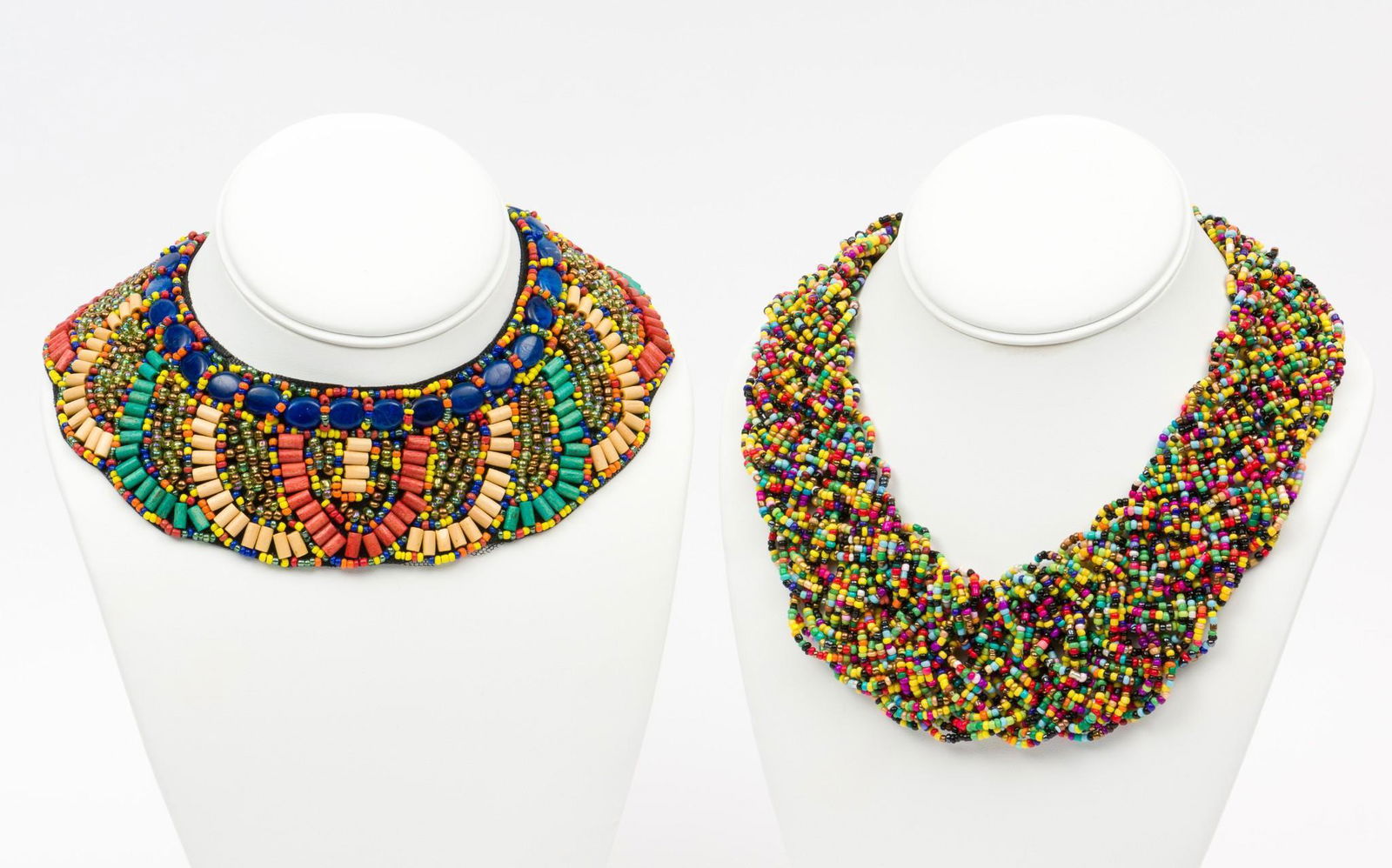 2 Beaded Statement Necklaces (1 of 6)