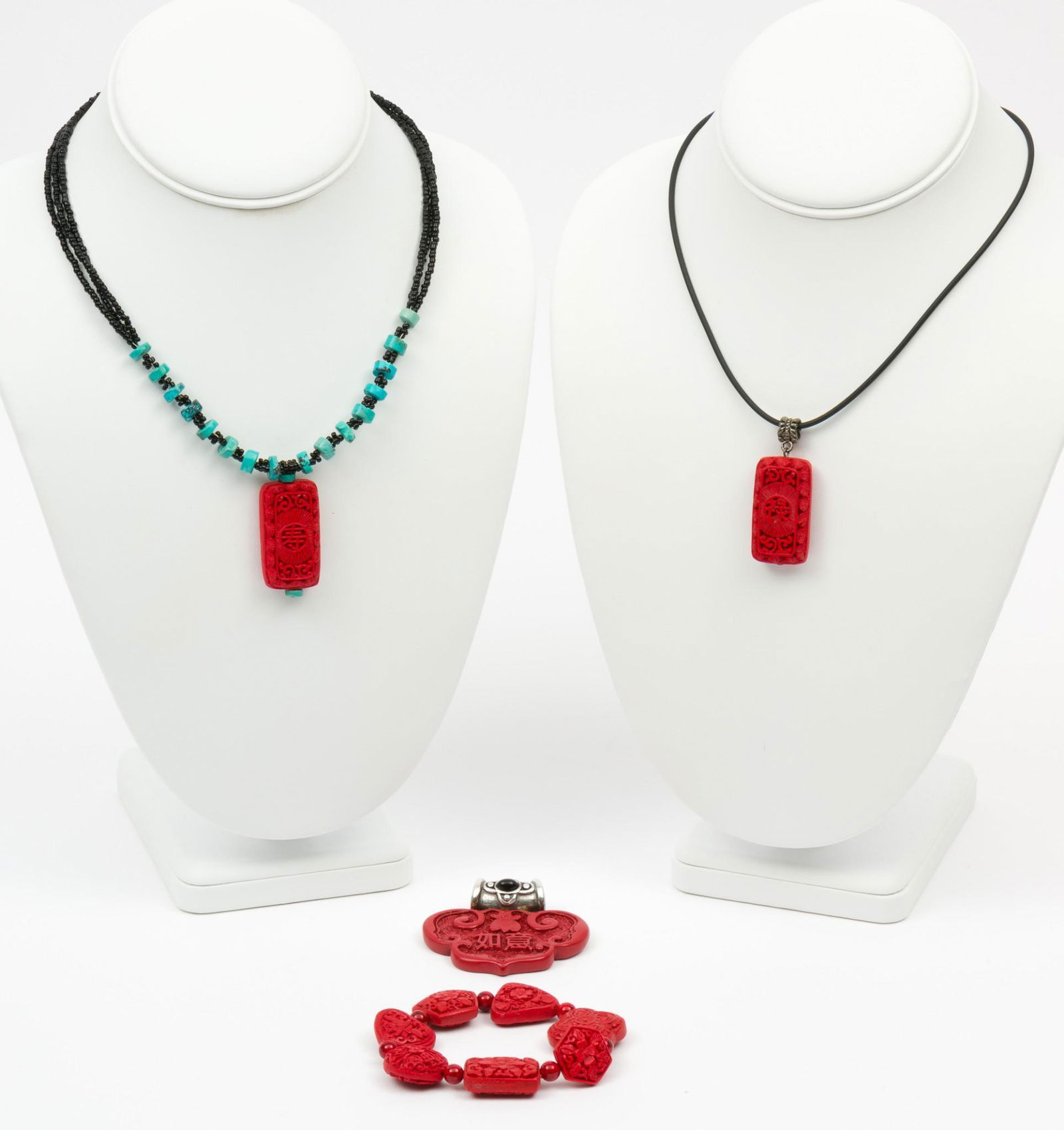 Asian Style Necklaces, Slide, and Bracelet (1 of 10)