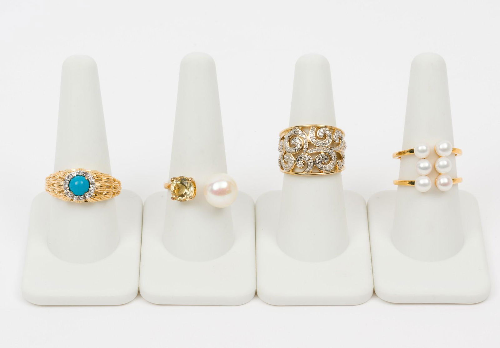 4 Vermeil Fashion Rings (1 of 13)