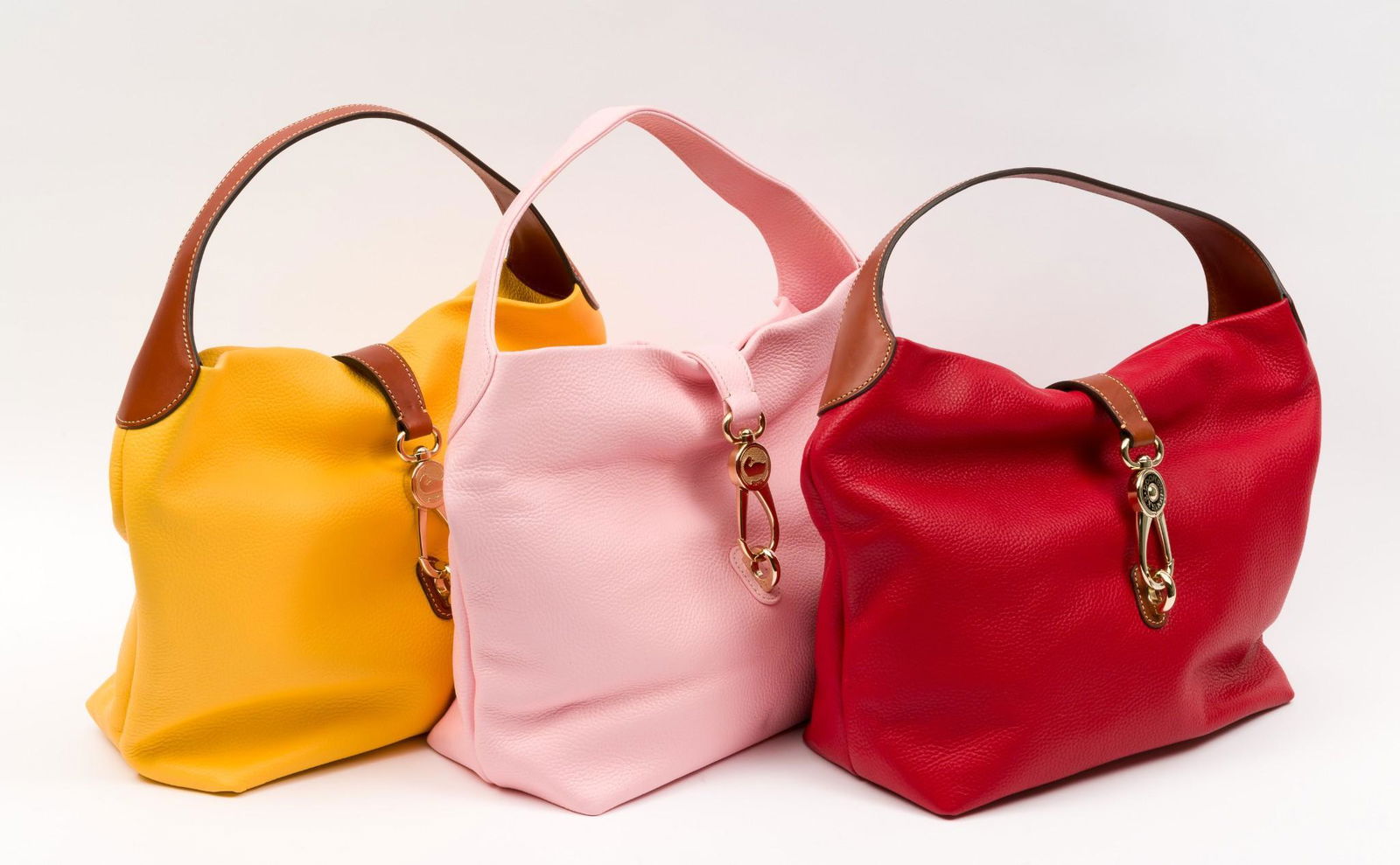 3 Dooney & Bourke Pebble Grain Logo Lock Shoulder Bags (1 of 13)