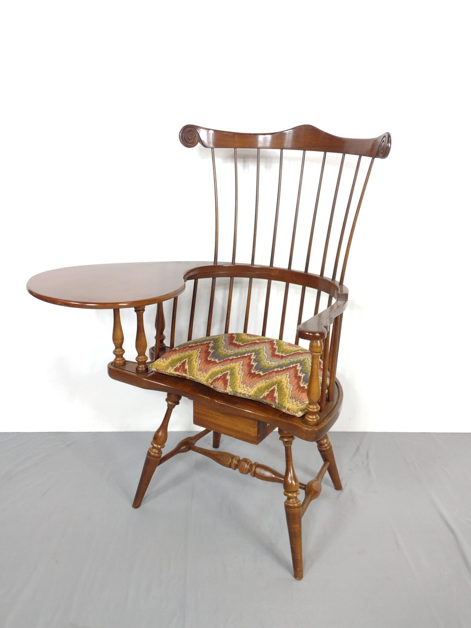 Colonial Reproductions Comb-Back Windsor Writing Chair (1 of 8)