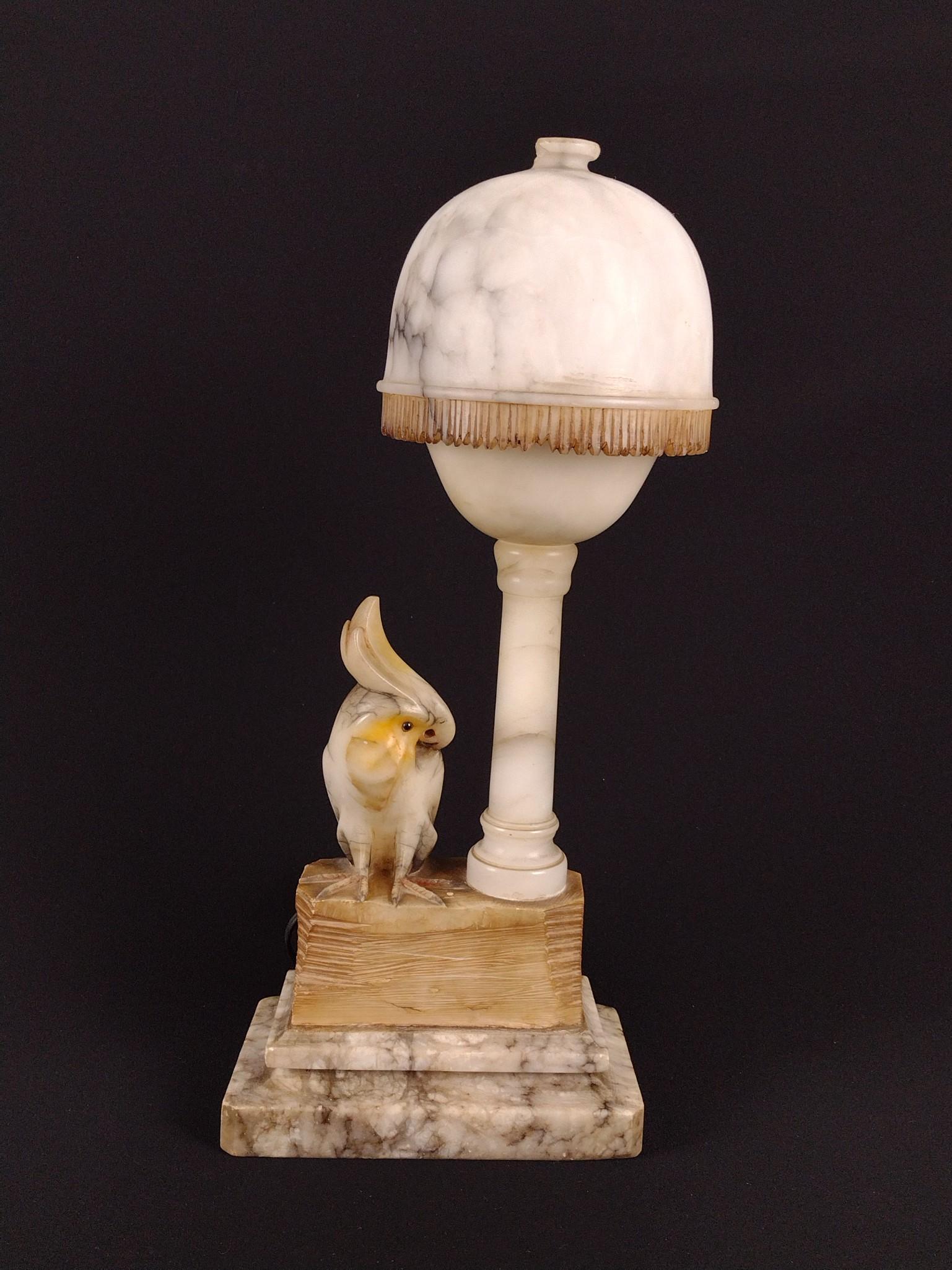 Italian Alabaster Lamp (1 of 5)