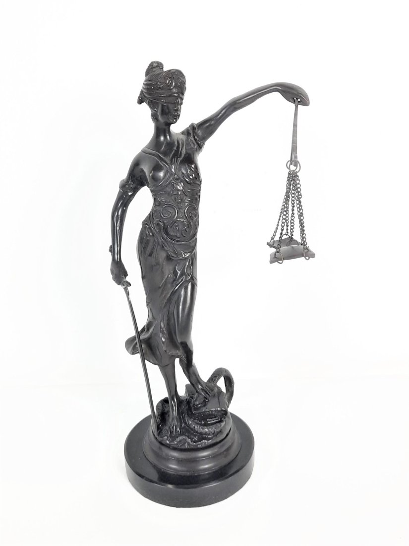 Themis "Lady Justice" Bronze Sculpture (1 of 3)