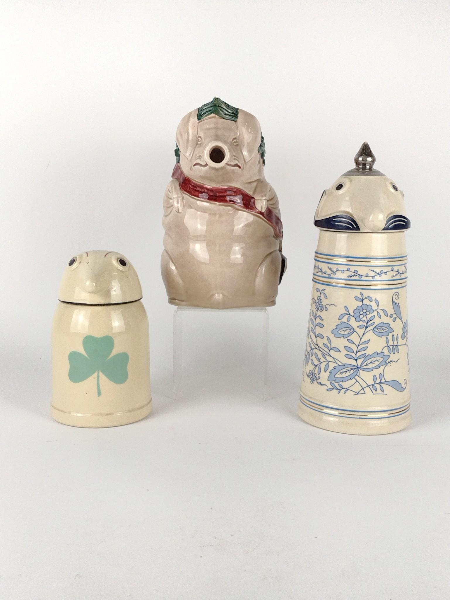 2 Webco, Schultz & Dooley Steins and Pig Pitcher (1 of 5)