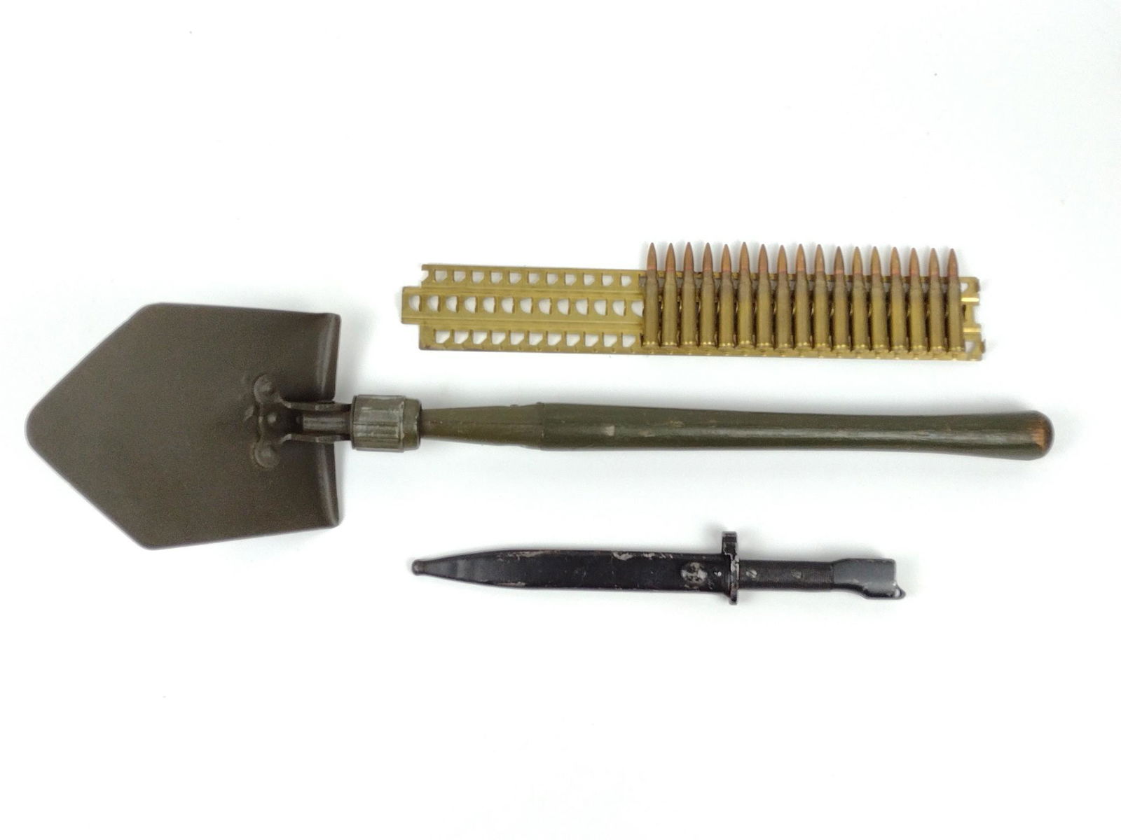 3 Pcs Militaria Incl Belgian Export Bayonet (1 of 6)