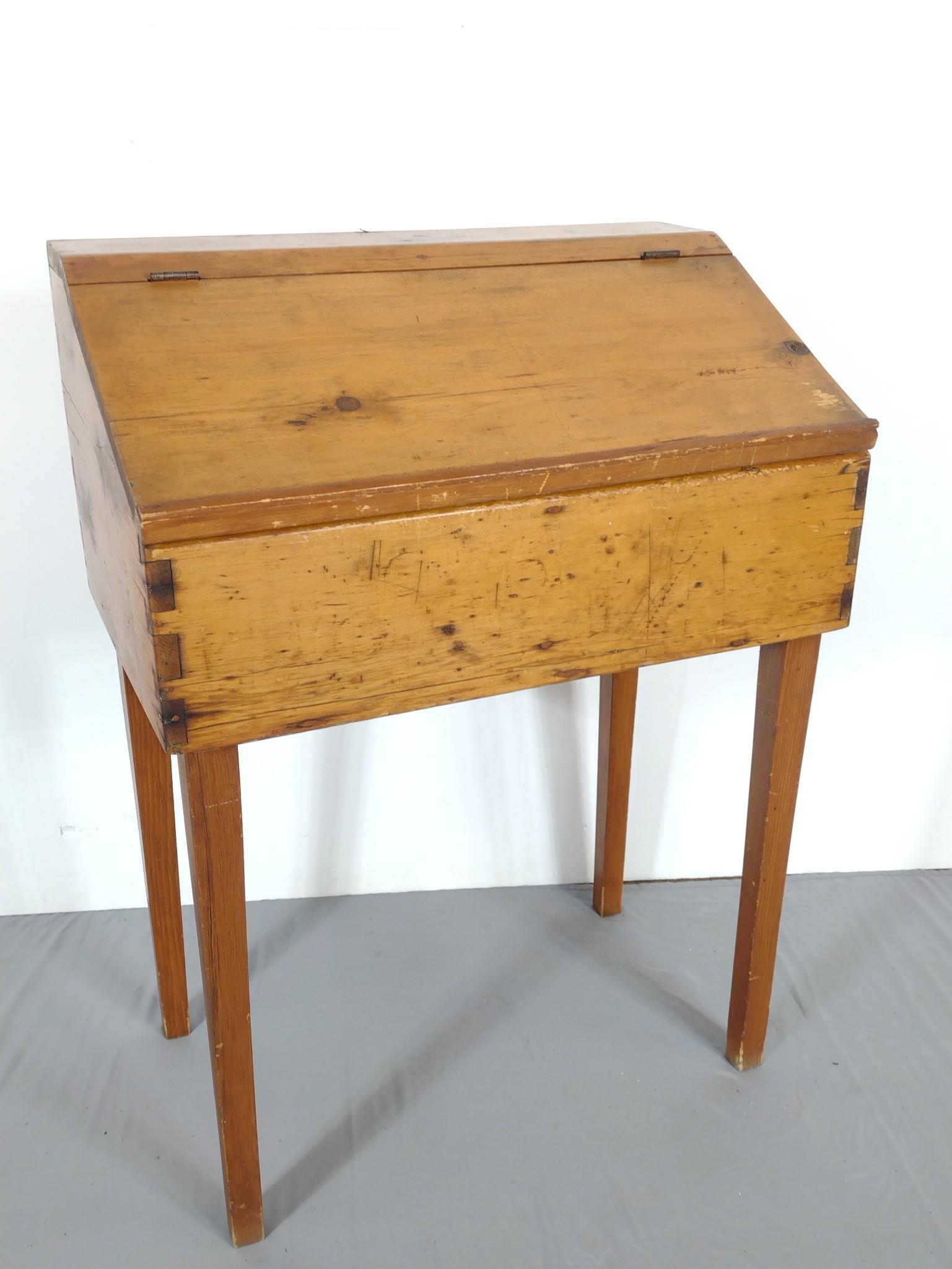 Antique Slant Front Desk (1 of 5)