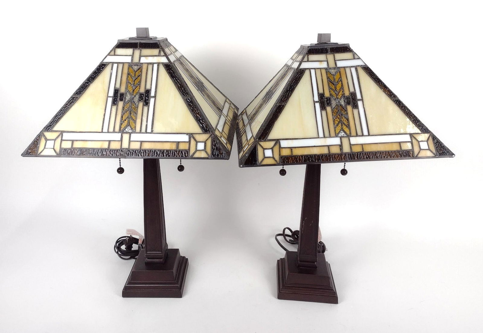 Pr. Arts and Crafts Style Table Lamps (1 of 3)