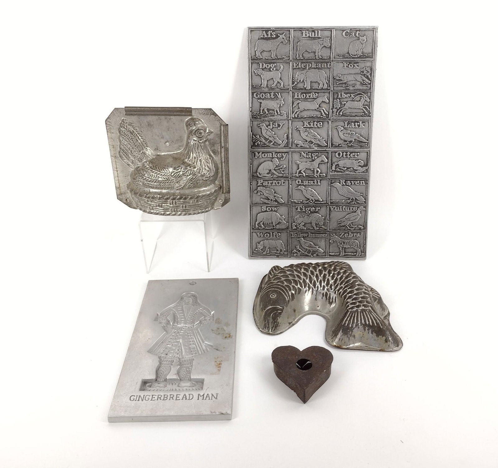 5 Vintage Molds and Cookie Presses incl Williamsburg (1 of 2)