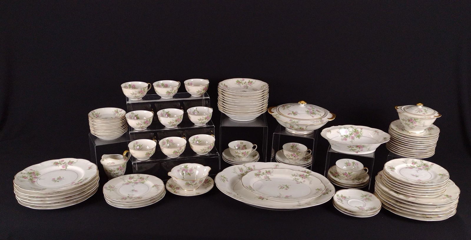 88 Pcs "Sylvia" Limoges Dinnerware (1 of 5)