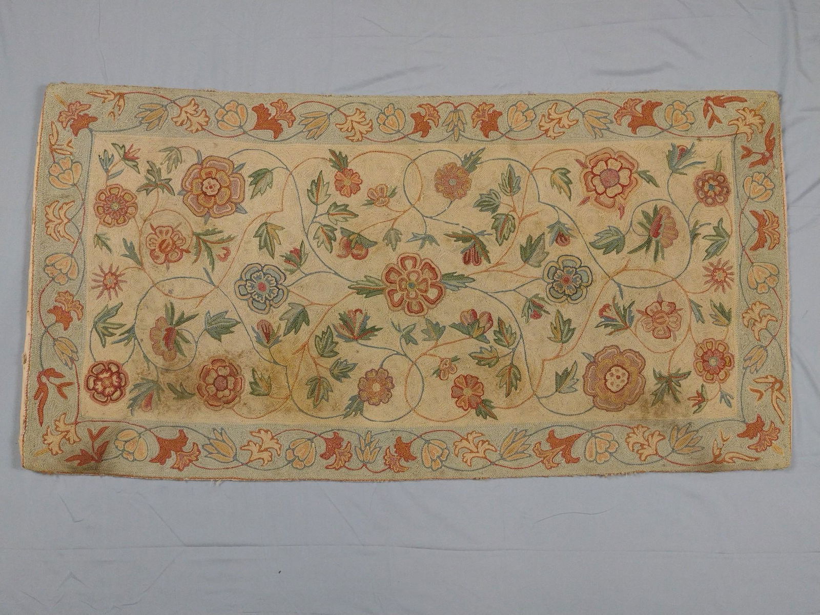 Antique Needlework Rug (1 of 4)