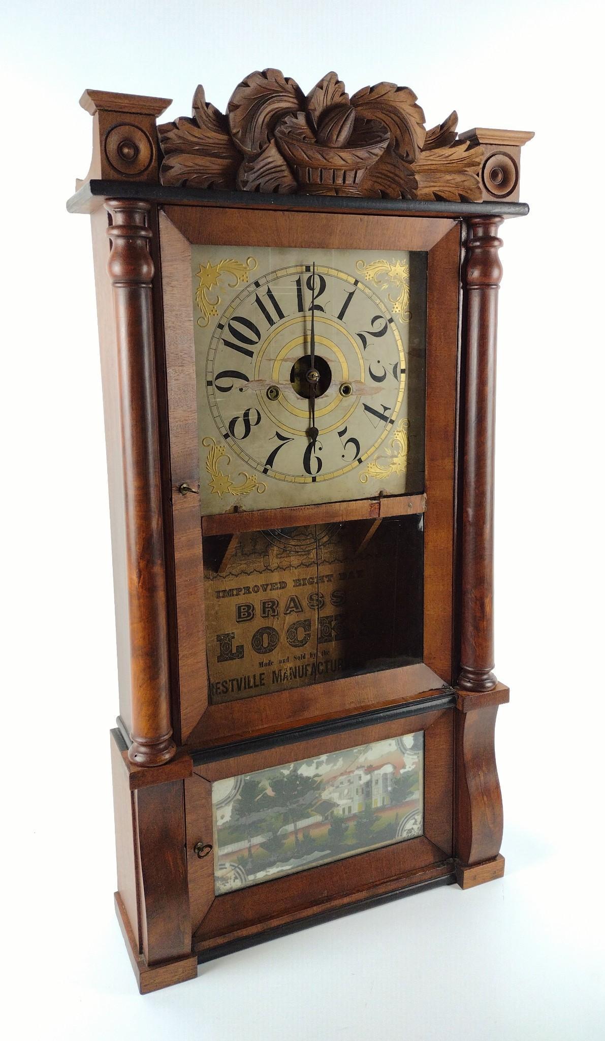 Forestville Mfg. Co. Shelf Clock (1 of 5)