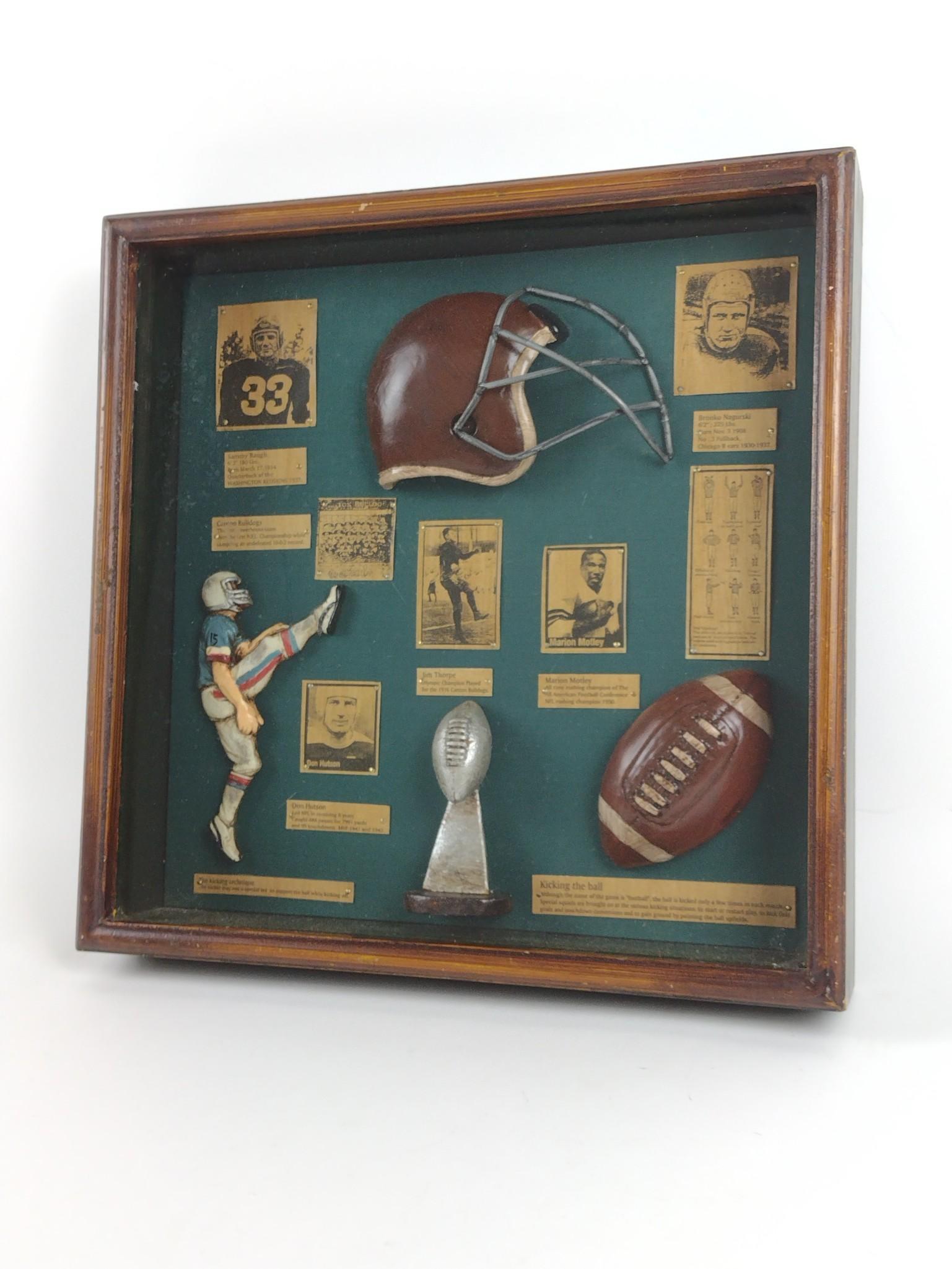 Football Greats Shadow Box Display (1 of 6)