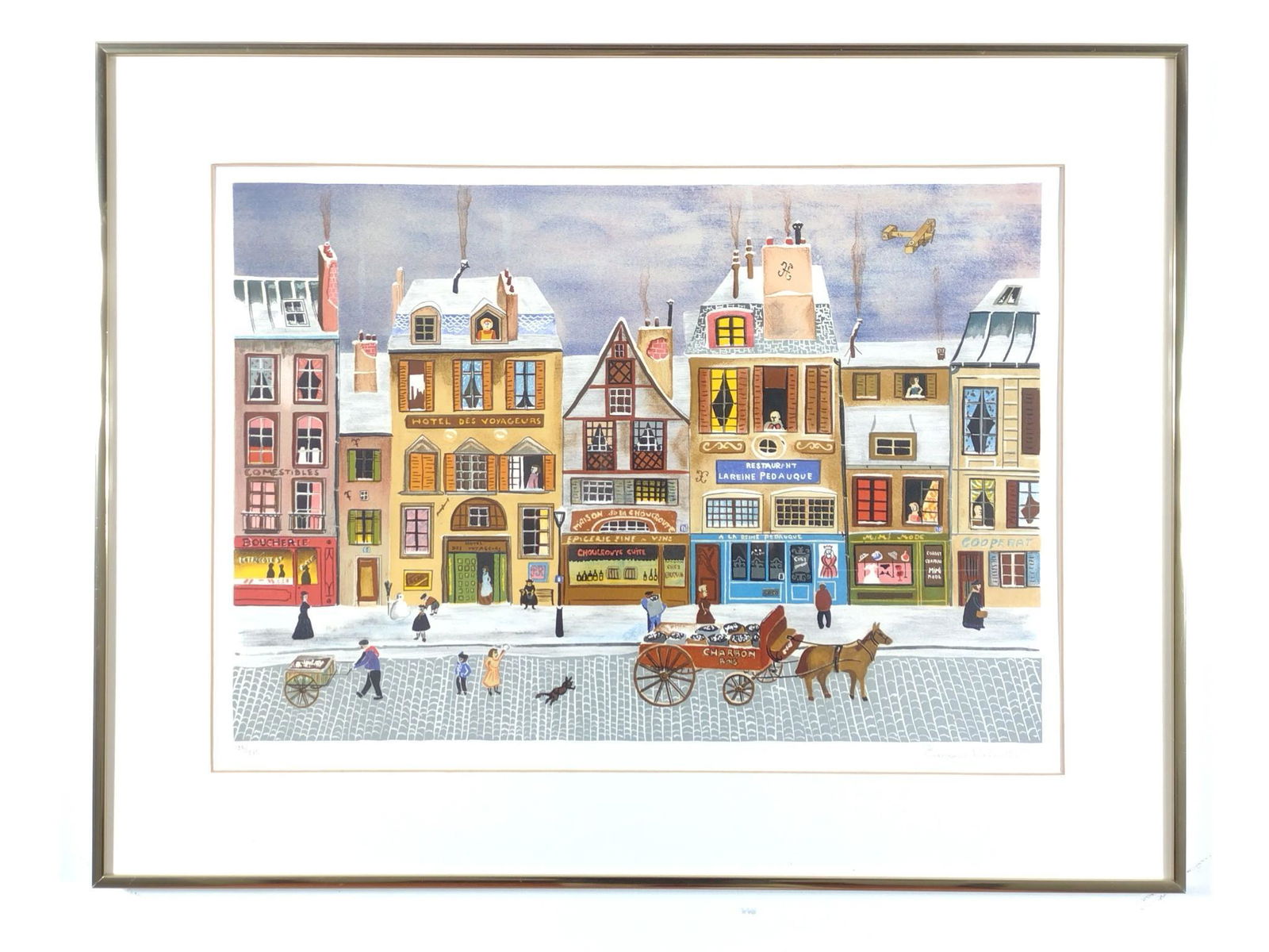 Eugene Valentin Ltd Ed Street Scene Print (1 of 3)